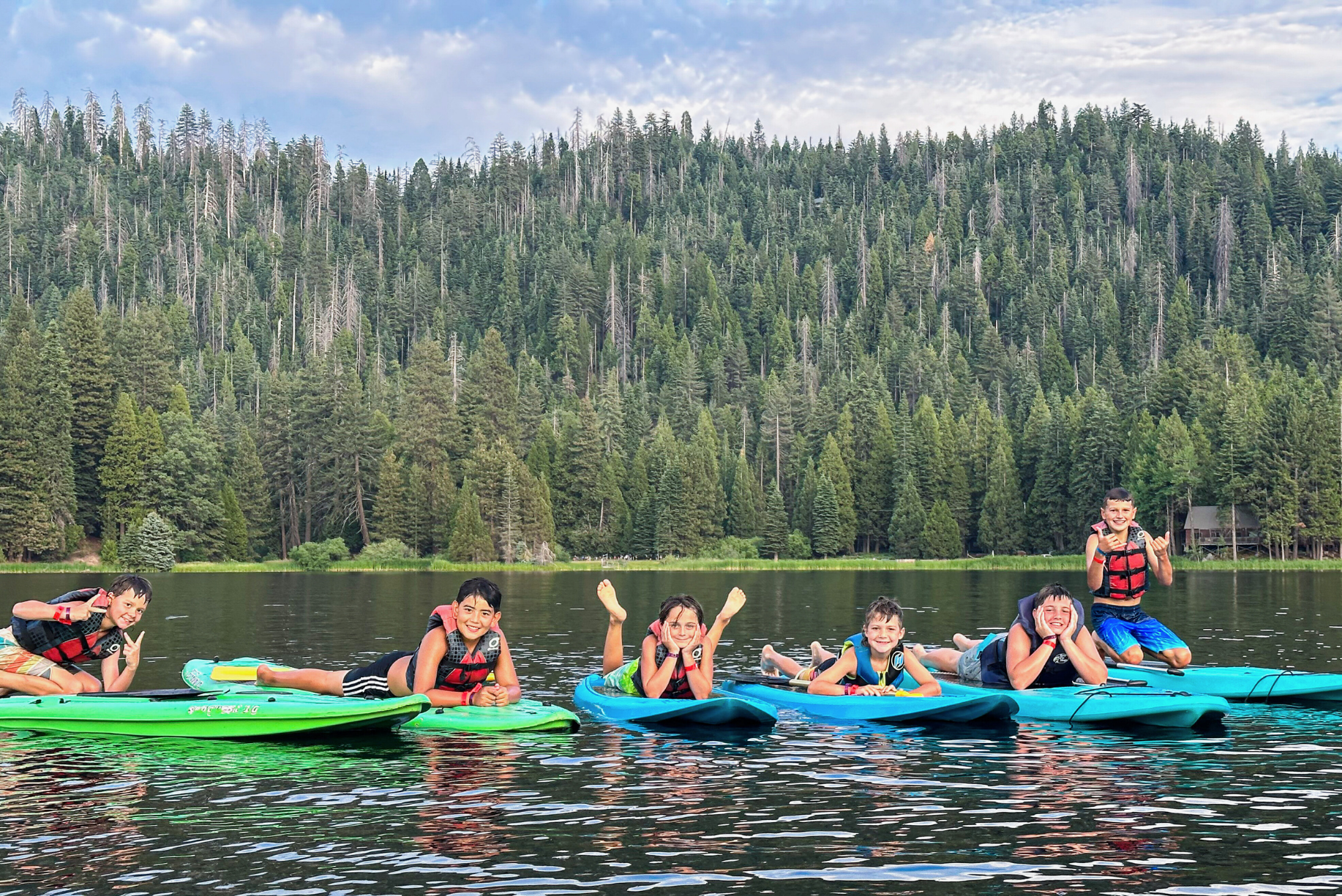 Boating at Camp Sequoia Lake 1