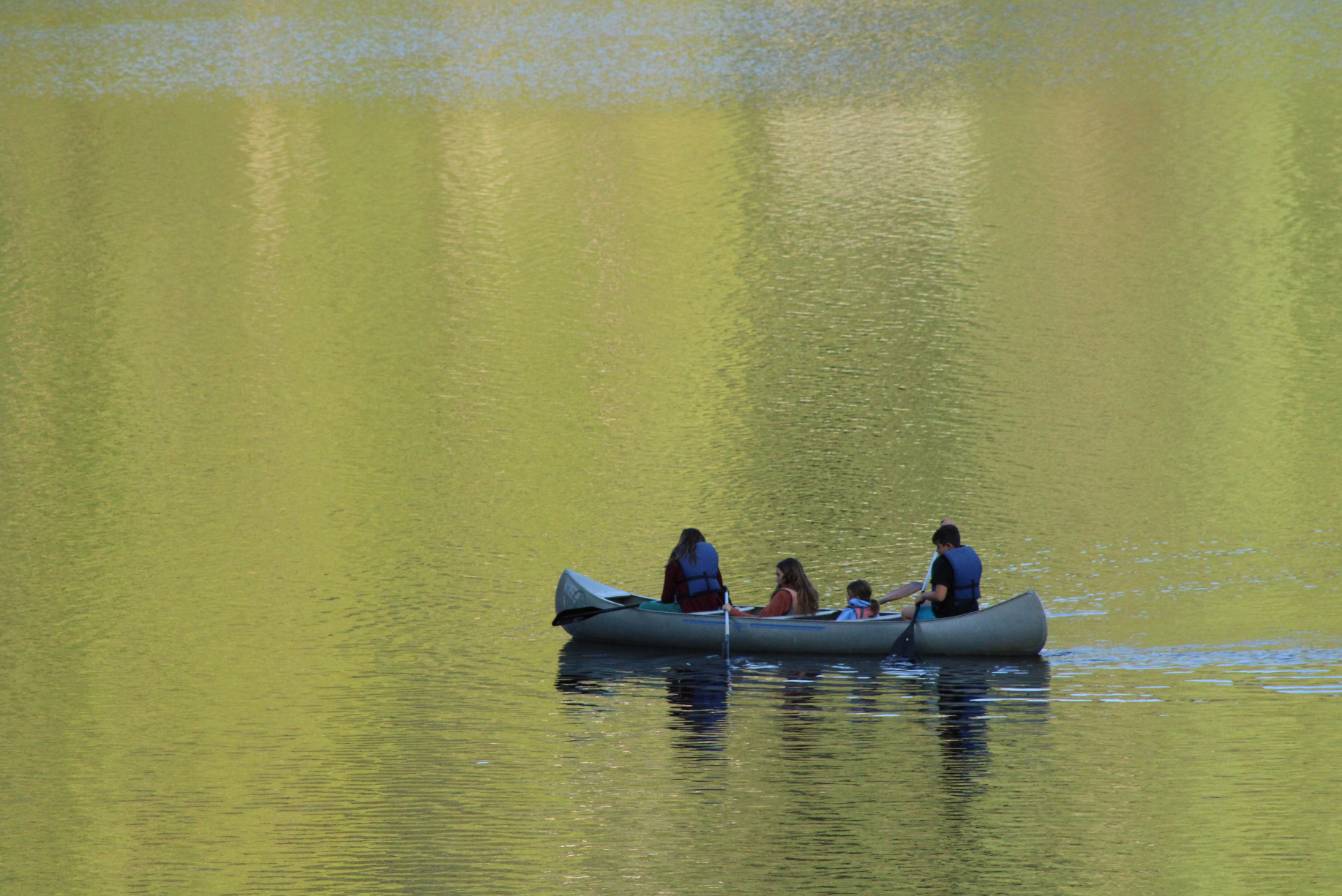 Boating at Camp Sequoia Lake 2