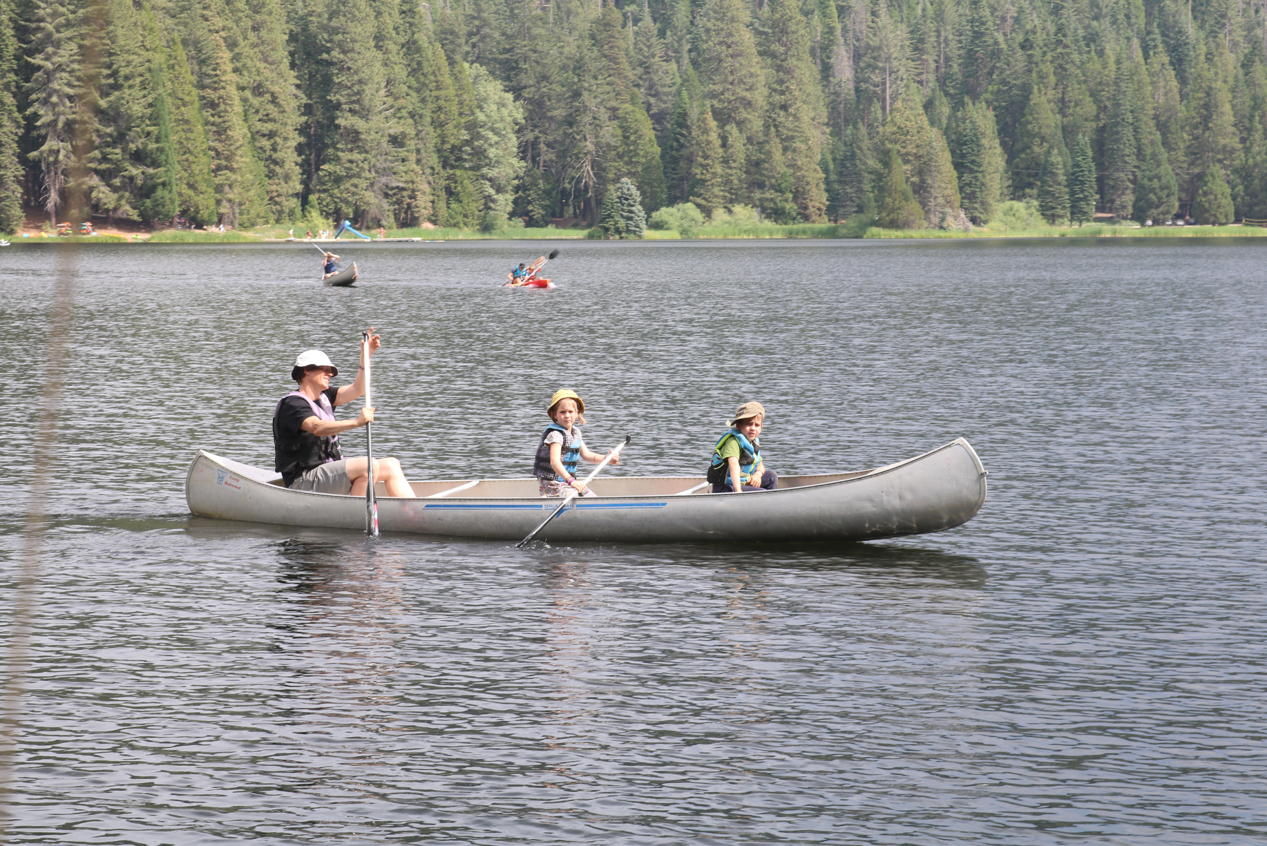 Boating at Camp Sequoia Lake 4