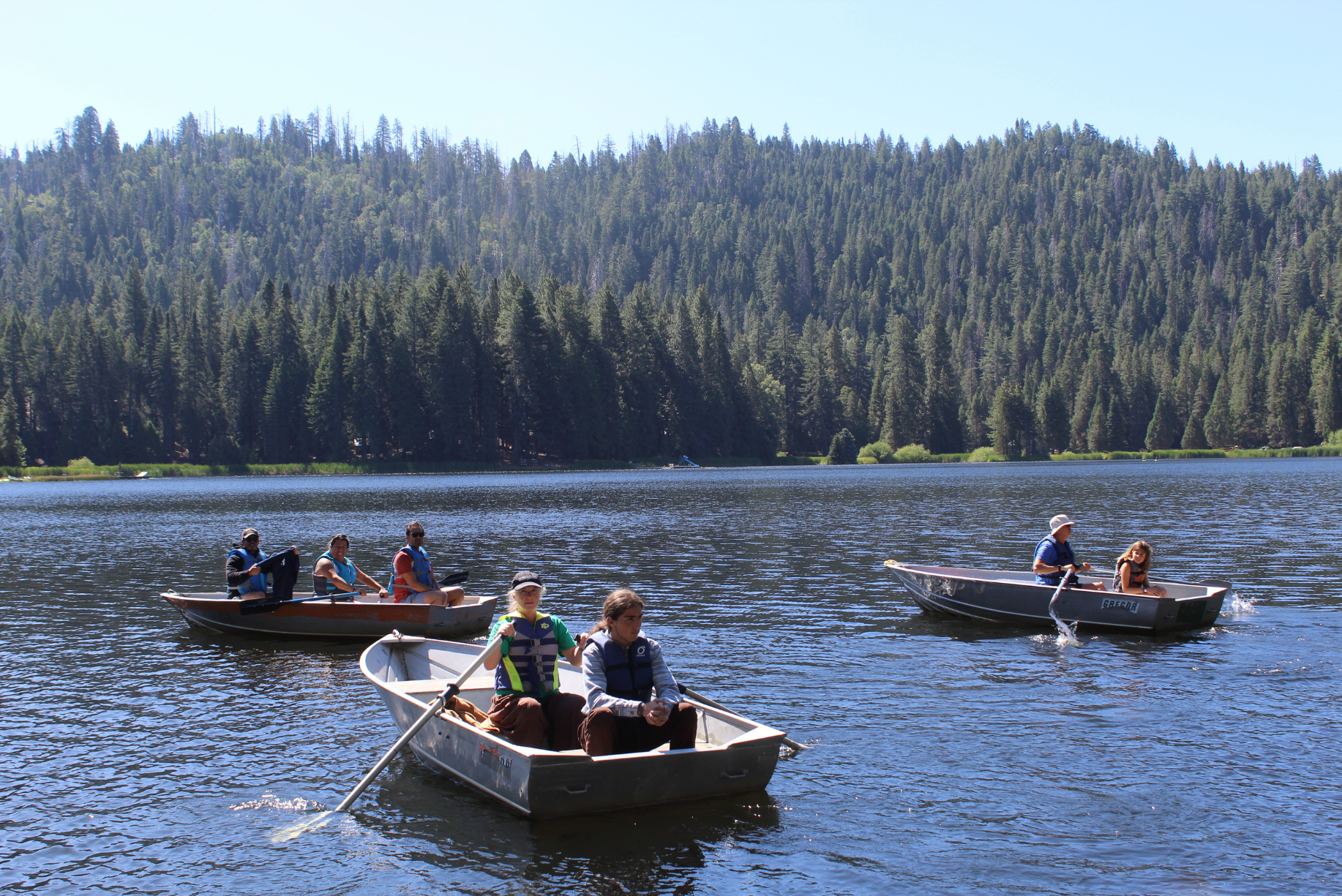 Boating at Camp Sequoia Lake 5