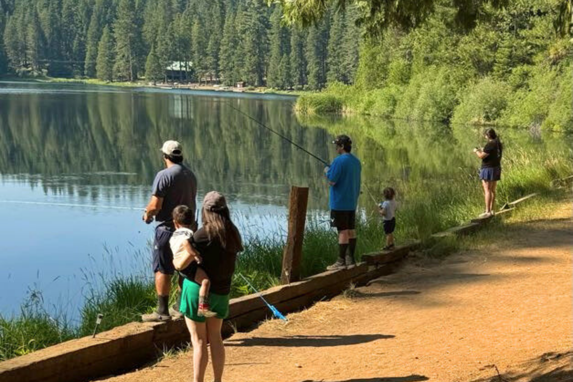 Fishing at Camp Sequoia Lake 5