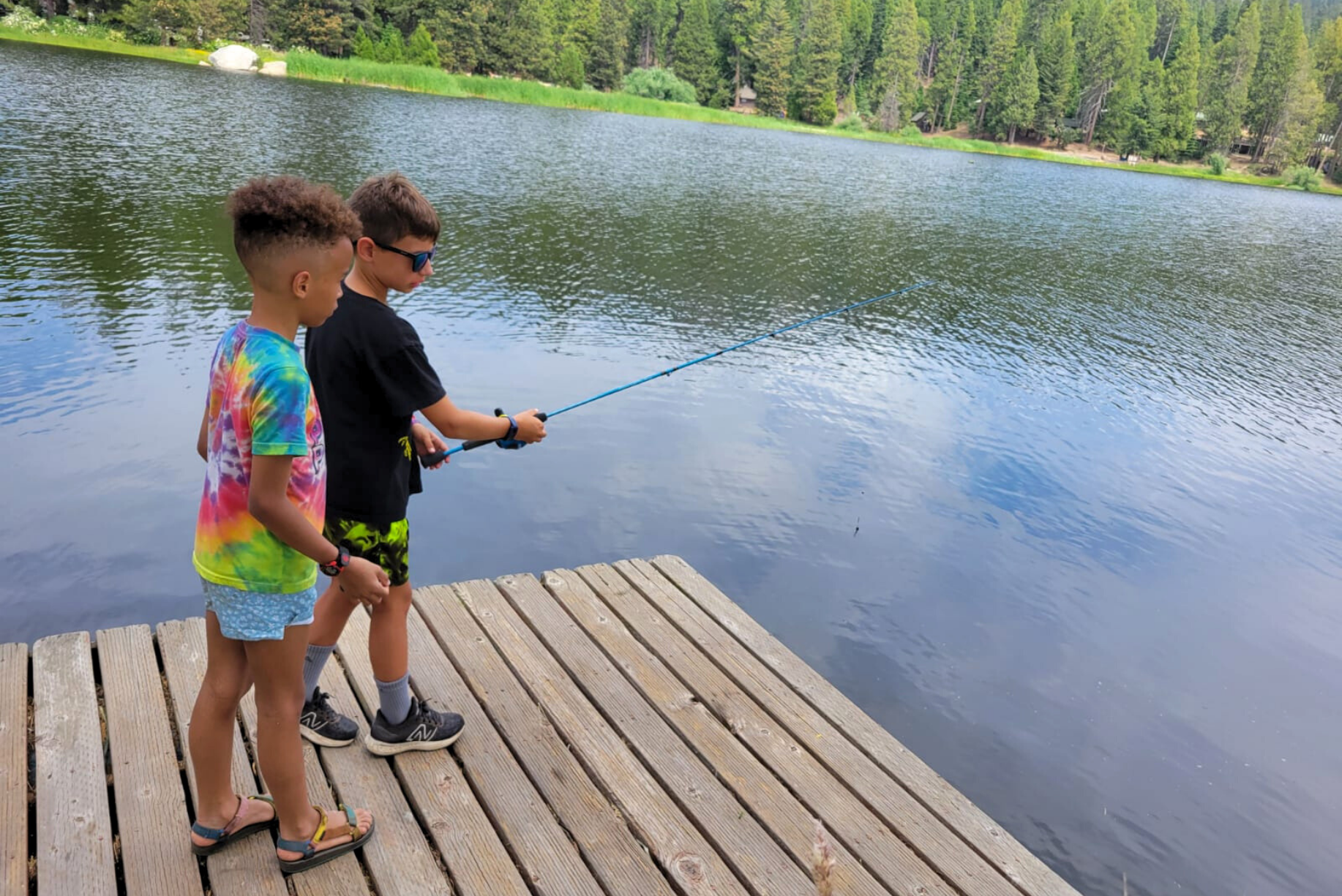 Fishing at Camp Sequoia Lake 6